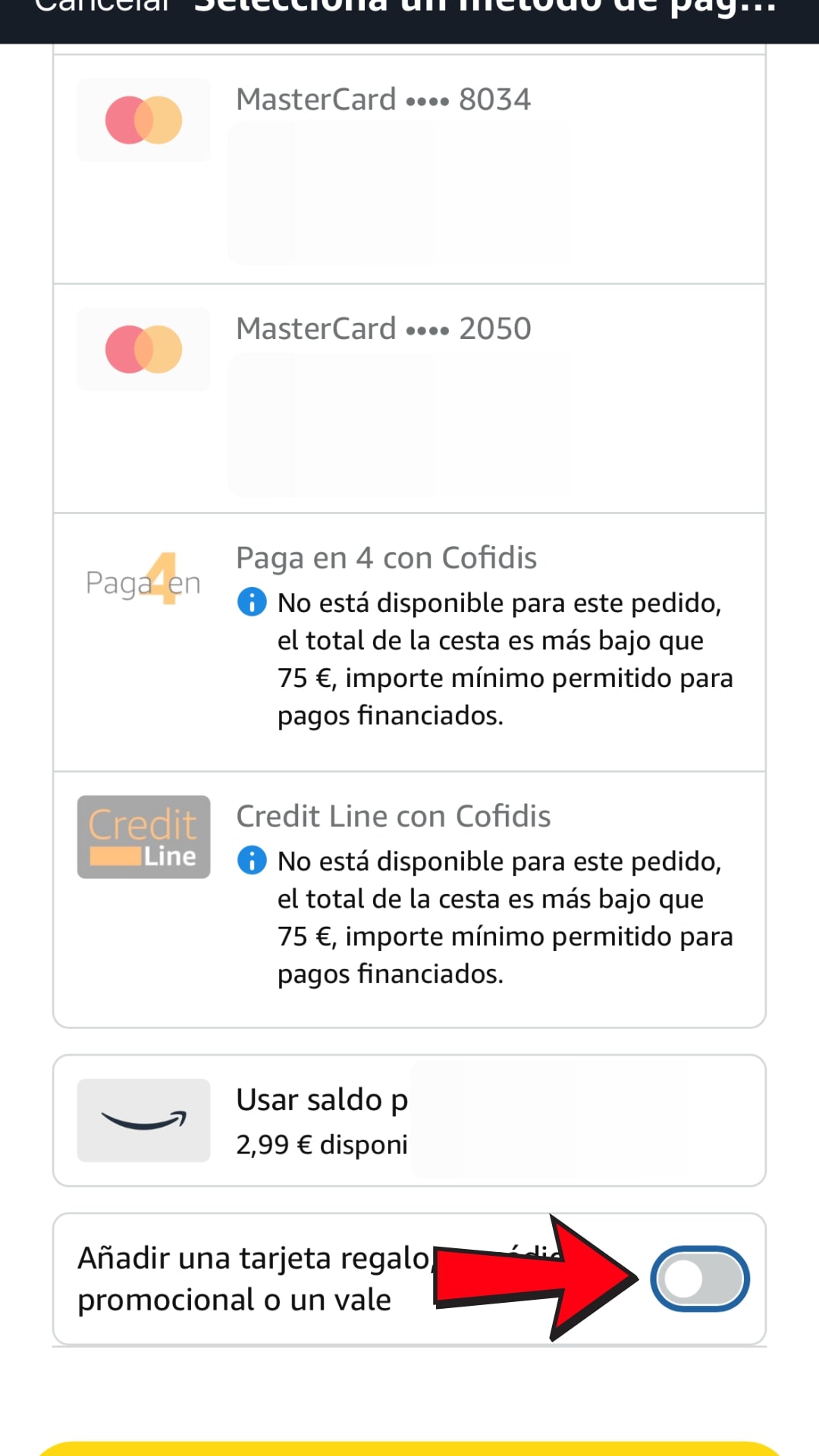 Paso 3 Amazon