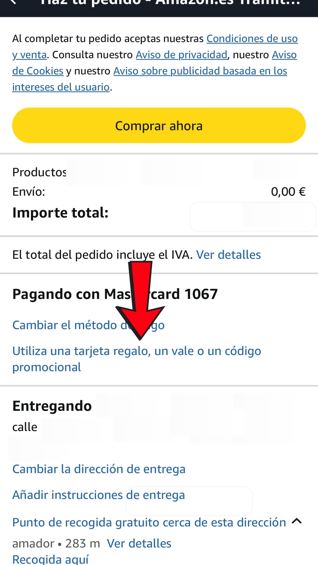 Paso 5 Amazon