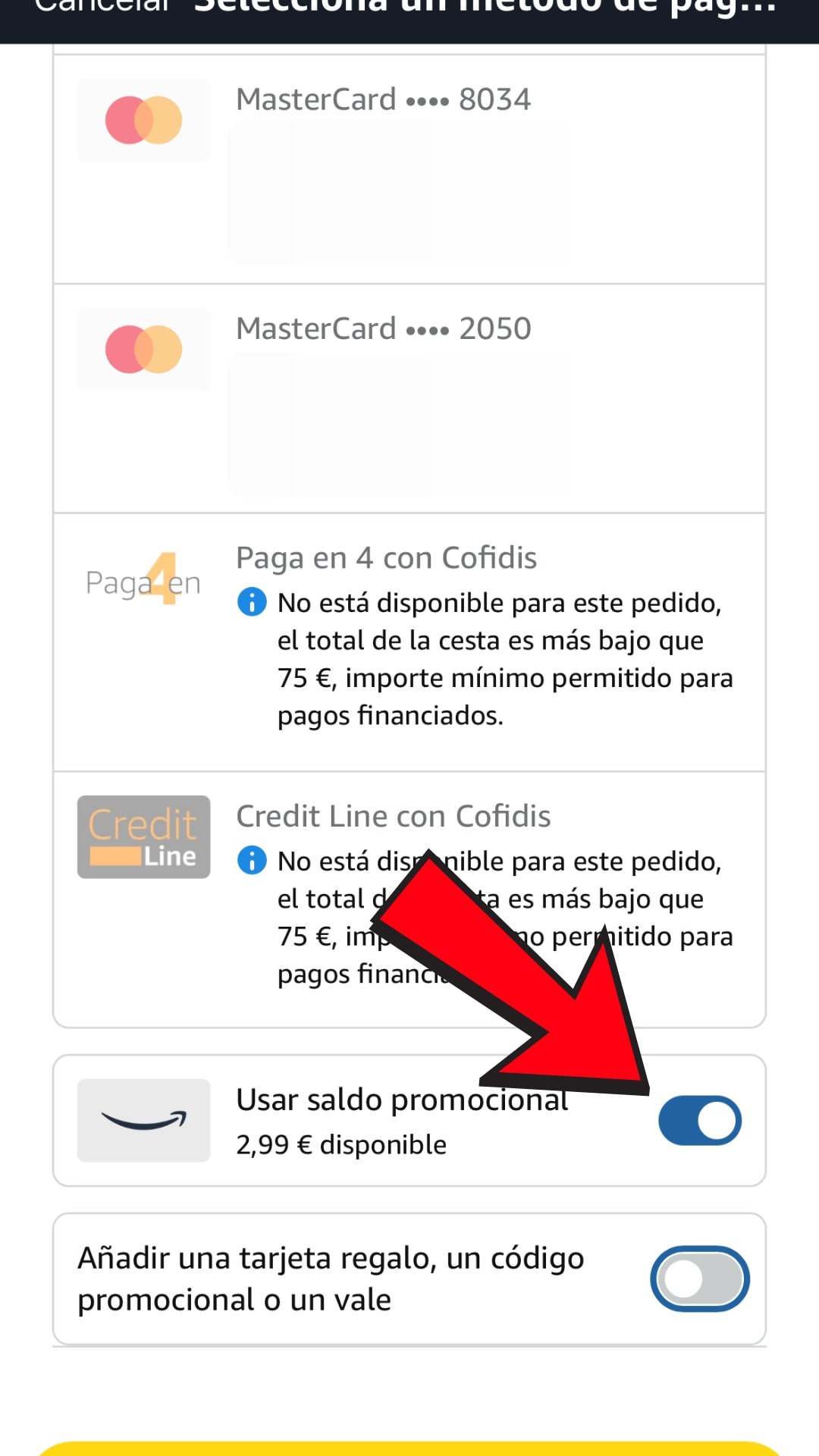 Paso 6 Amazon